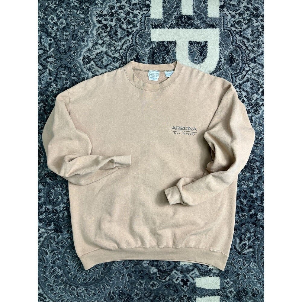 Vintage 90s Arizona Jean Company Sweatshirt Size XL Made In USA Peach